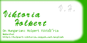 viktoria holpert business card